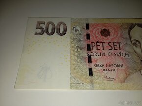BANKOVKA 500 KČ, 2009, SBĚRATELSKÉ SÉRIOVÉ ČÍSLO - 4