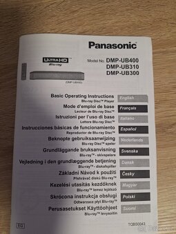 Blu-ray 4k,3d přehrávač Panasonic dmp-ub310 - 4