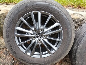 Originál ALU kola Mazda CX-5 R17 + letní pneu - 4