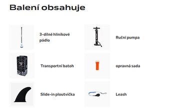 Paddleboard Wattsup Whale s komplet příslušenstvím - 4