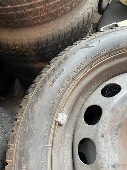 Plech disky 5x112 včetně zimních pneu 205/55R16 - 4