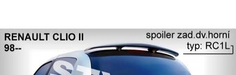 Křídlo(spoiler) renault clio 2 - 4