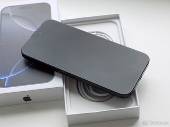 APPLE iPhone 16 Pro MAX 256GB Černý titan - ZÁRUKA - 100% B. - 4