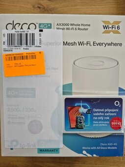 Wi-Fi 6 Router - Deco X50 - 4G+, TP - link - 4