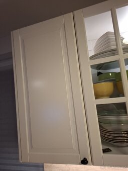 Kuchyne Ikea Bodbyn-dvirka skříněk a cela zasuvek - 4