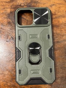 Obal na IP 13 PRO MAX -army style - 4
