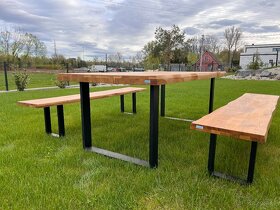 Stůl a dvě lavice - 4