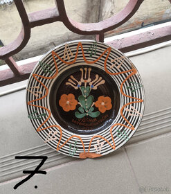 2 Pozdišovska keramika dekoratívne taniere na stenu - 4