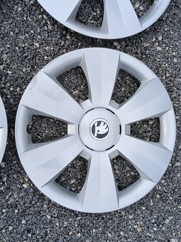 Pěkné orig poklice Škoda 15" Fabia, Rapid, Octavia - 4