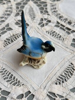 Porcelánové vintage figurky. Ptáci Capodimonte. - 4