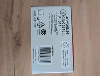 Nová baterie MAKITA BL4040F - XGT 40V 4,0 Ah - 4