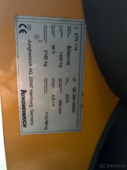Retrak Jungheinrich ETV 114 - 4