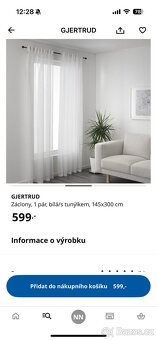 Závěsy GJERTUD IKEA 1 pár - 4