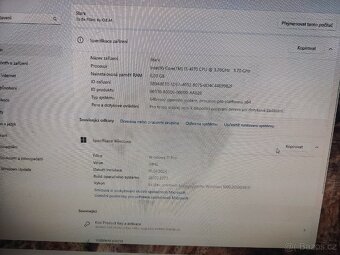 PC HP i3 komplet s monitorem AOC LED 22" Windows 11 - 4