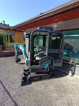 Nový minibagr 1,3T, Kubota, plná výbava - 4