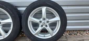 Alu sadu 5x112 r17 RC vw Tiguan zimní pneu - 4