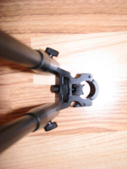 Bipod Dvojnožka na HLAVEŇ max.20mm výška 22 - 26cm Telescop - 4