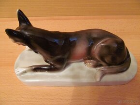 Retro porcelánový pes - 4