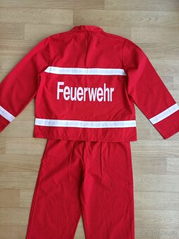 Karnevalový kostým HASIČ vel.134-140 - 4