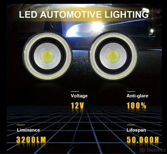 2ks Andělské Oko Halo Prsten LED - 4