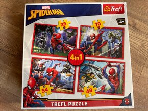 Puzzle různé druhy Spiderman, krtek, Frozen - 4