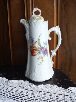 Starožitný porcelánový čajový servis - 4