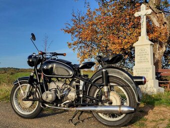 BMW R60/2 r.v.1968, bílé CZ SPZ, origo stav,nerenovováno - 4