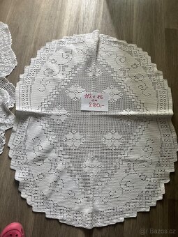 Háčkované ubrusy- ruční práce - 4