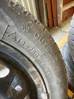 Zimní sada 5x100 pneu 185/60R14 - 4