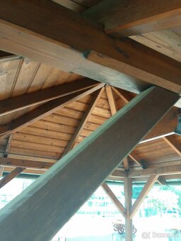 Zakázkový dřevěný altán,pergola...masivní ,bytelný - 4