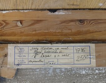 Velký obraz - Josef Houdek - V lese - 4