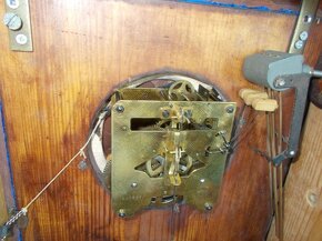 Rámové hodiny modré - 4