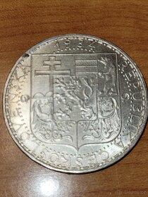 Stříbrná 20 Kč rok 1934 - 4