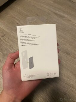 Apple Kožená peněženka s MagSafe k iPhonu baltsky modrá - 4