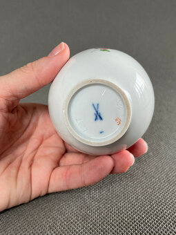 Míšeň Meissen Malá buclatá váza 10.5 cm - 4