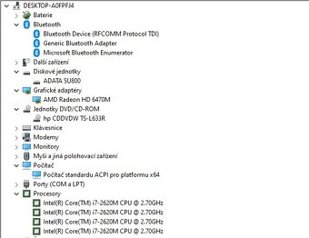HP EliteBook 8460p,i7-2620M,Win 10,SSD 256GB,RAM 8GB,14 palc - 4