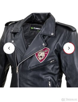 Kožená moto bunda W-TEC - 4