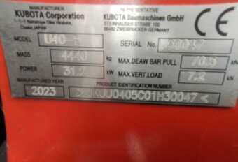 Minibagr bagr kubota U40 .ne takeuchi.komatsu... - 4