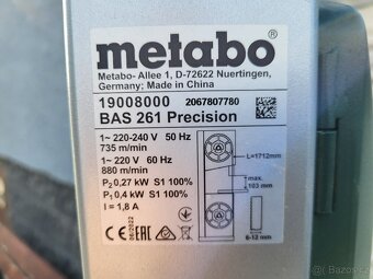Pásová pila Metabo BAS 261 - 4