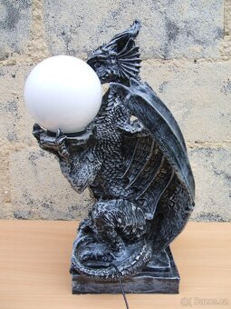 Velká dekorativní lampa-drak - 4