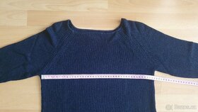 Modrý svetr s metalickou nití Reserved - 4