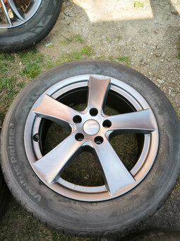 4x alu (5x112) letní pneu 215/55 r17 (7 mm) - 4
