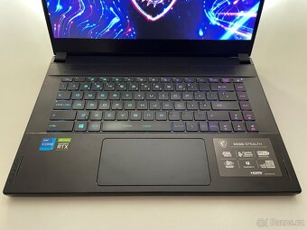 Herní Notebook MSI- I7-11800H-RTX-3060-6GB-16-RAM-512SSD-165 - 4