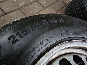Plechové disky kola zimní R16 ET33 6,5J 5x112 VW Tiguan - 4