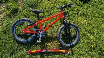 Dětské kolo KUbikes 16 + tažná tyč - 4