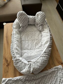 Hnízdečko s peřinkou - Minky Sweet Baby Belisima - 4
