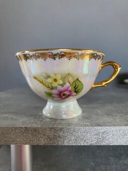 Vintage porcelánové hrníčky s podšálkem - 4