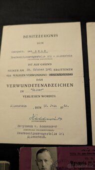 Pozůstalost vojáka Wehrmachtu - Leningrad, železný kříž - 4