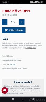 Redukční ventil na biogon - 4