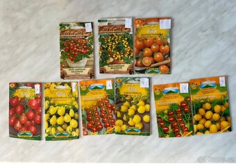 Sazenice rajčata a cherry rajčata 16 druhů - 4